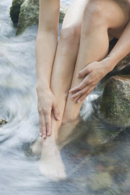 Kneippbecken mit frischem Bergwasser am Thalerhof