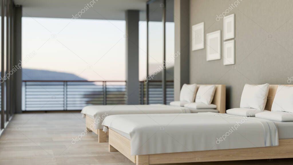 Doppelzimmer mit Balkon im Stubaital